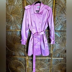 Perfect condition Joan Rivers Pink Trench Coat
